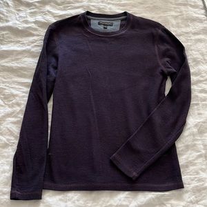 Dark purple long sleeve men’s shirt